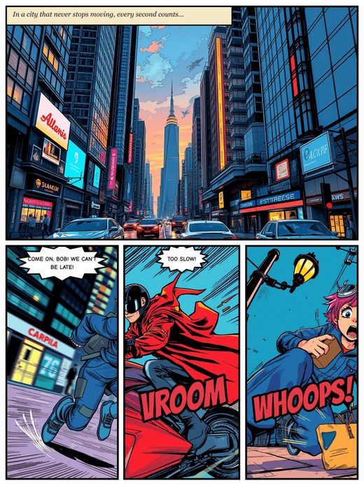 Generated comic page 1