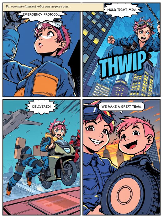 Generated comic page 2